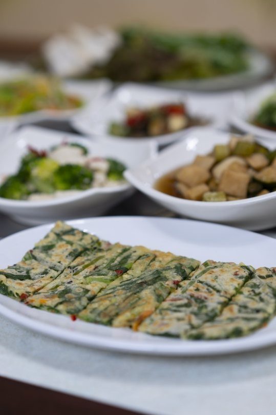 부침개와 반찬